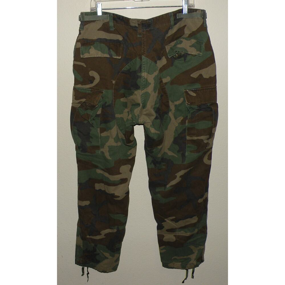 Vtg ’98 Propper Men’s Combat Trousers Pants Large 36 x 30 Woodland Camo Cargo - Picture 3 of 3
